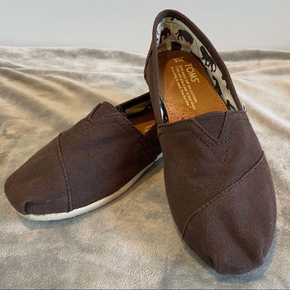 Chocolate Brown Toms Shoes